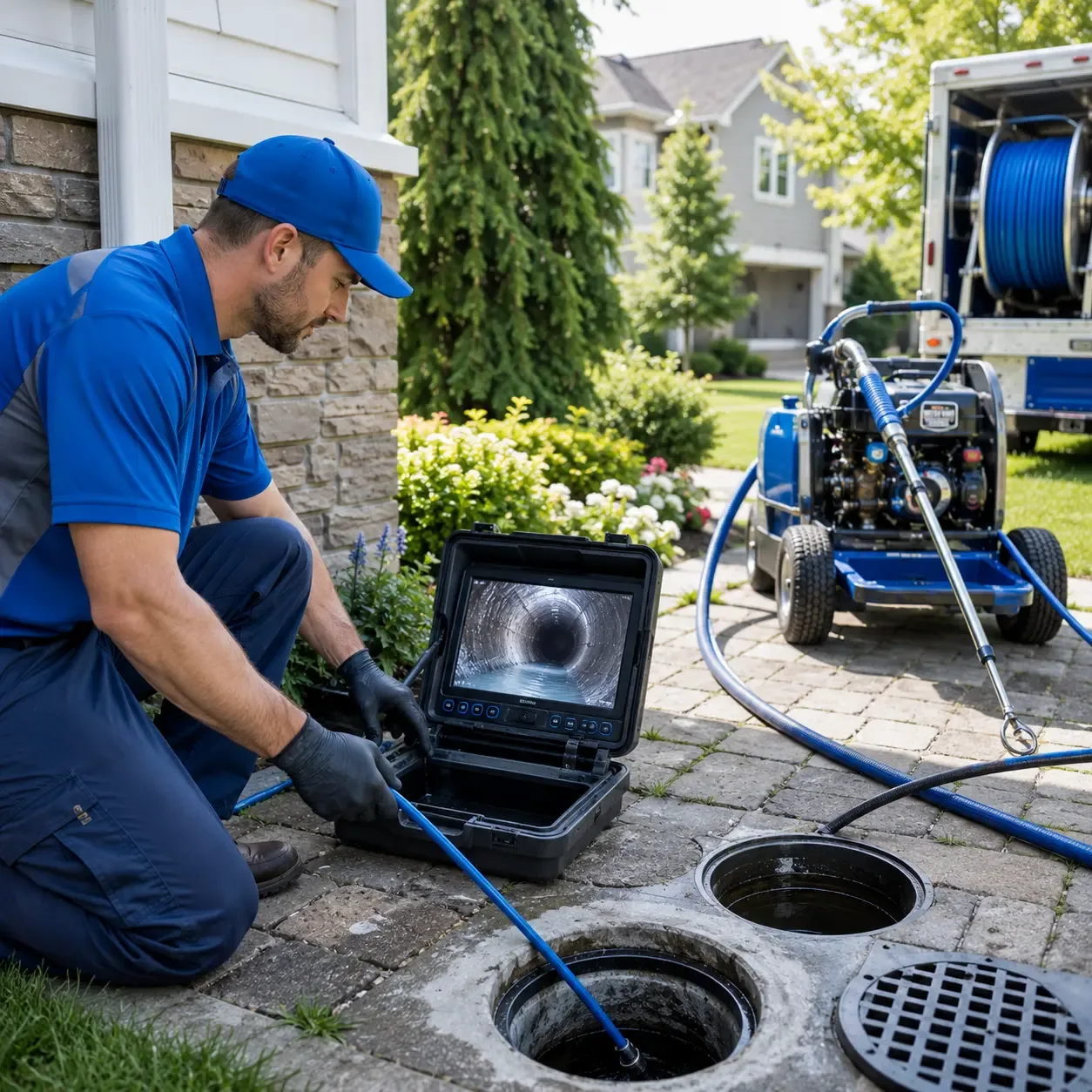 Outdoor drain cleaning professionals serving Tamaroa, IL