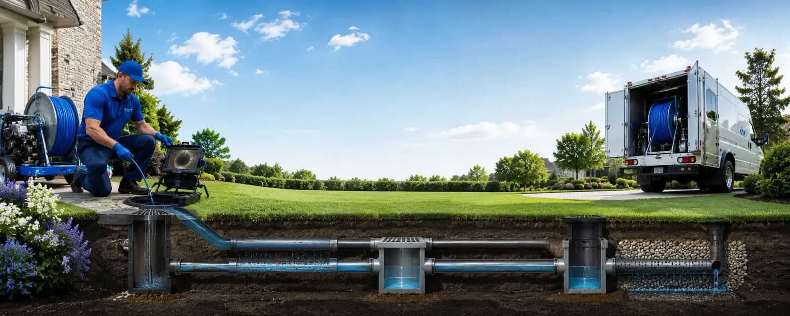 Outdoor drain cleaning information for Tamaroa, IL